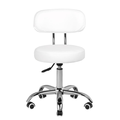 TABORET KOSMETYCZNY DO PEDICURE A-007 BIAŁY getfull 957