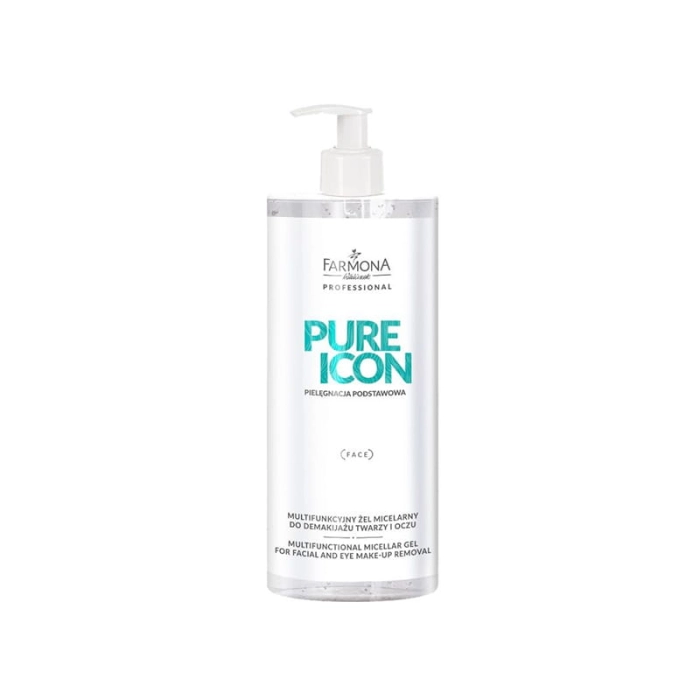 FARMONA PURE ICON Multifunkcyjny żel miceralny do demakijażu twarzy i oczu 500 ml getfull 2689
