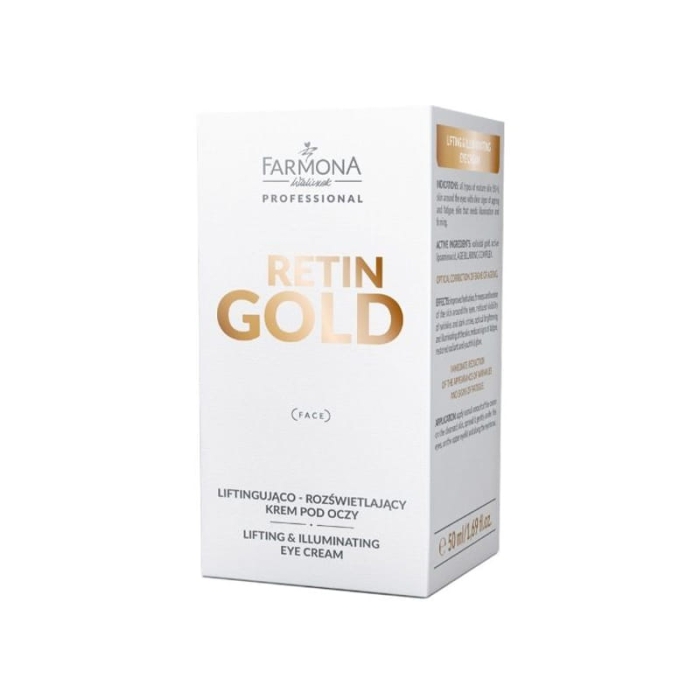 FARMONA RETIN GOLD Liftingujaco-rozświetlający krem pod oczy 50 ml  getfull 1719