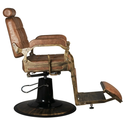 GABBIANO FOTEL BARBERSKI BOSS OLD LEATHER JASNOBRĄZOWY getfull 3807
