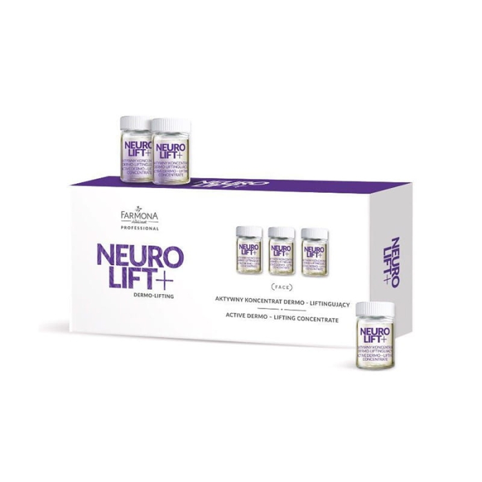 FARMONA NEURO LIFT+ Aktywny koncentrat dermo-liftingujący 10x5 ml getfull 1728