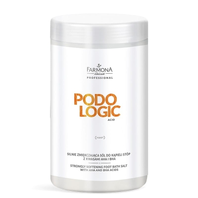 FARMONA PODOLOGIC ACID Silnie zmiękczająca sól do kąpieli stóp z kwasami AHA i BHA 1500 g getfull 1774