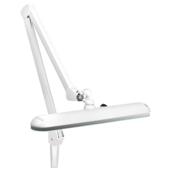 Lampa warsztatowa led elegante 801-s z imadełkiem standard biała