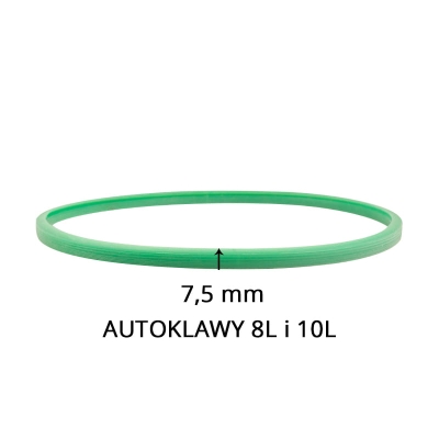 USZCZELKA SILIKONOWA DO AUTOKLAWÓW WOSON 10 L i 12 L ZIELONA 7,5 MM getfull 458