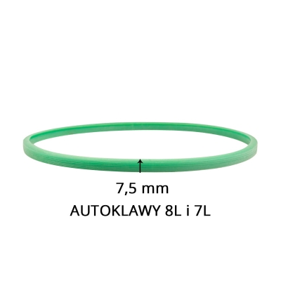 USZCZELKA SILIKONOWA DO AUTOKLAWÓW WOSON 7 L i 8 L ZIELONA 7,5 MM getfull 456