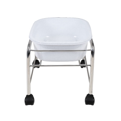 BRODZIK DO PEDICURE PROSTY Z KÓŁKAMI CHROM getfull 3932