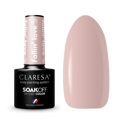 CLARESA Lakier hybrydowy FALLIN"LOVE 5 -5g getfull 4274