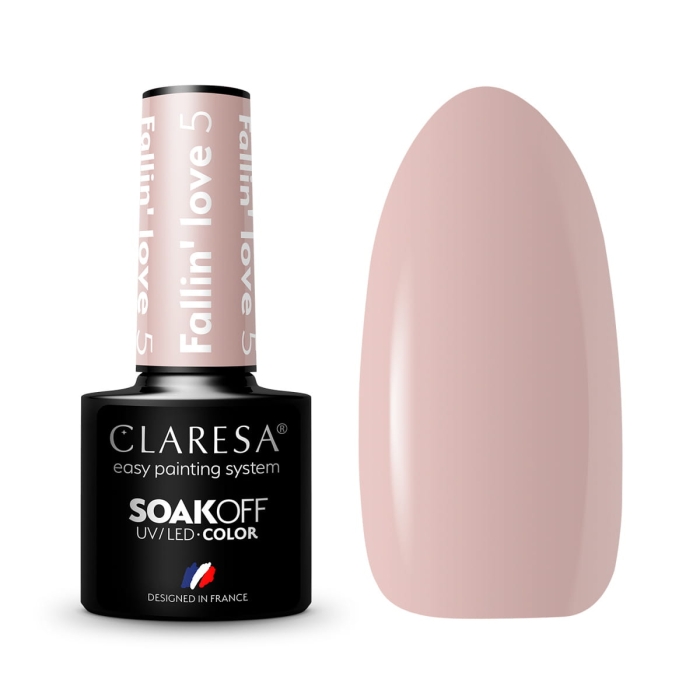 CLARESA Lakier hybrydowy FALLIN"LOVE 5 -5g getfull 4274