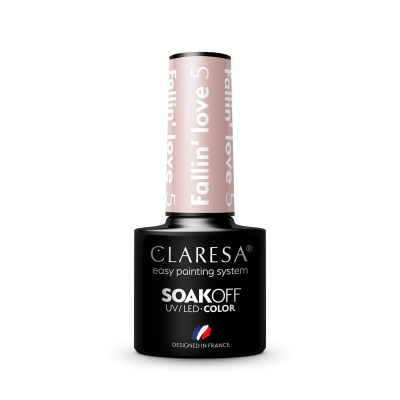 CLARESA Lakier hybrydowy FALLIN"LOVE 5 -5g getfull 4274