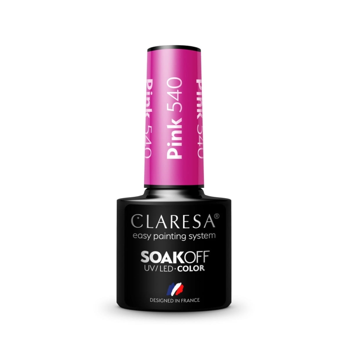 CLARESA Lakier hybrydowy PINK 540 -5g getfull 4293