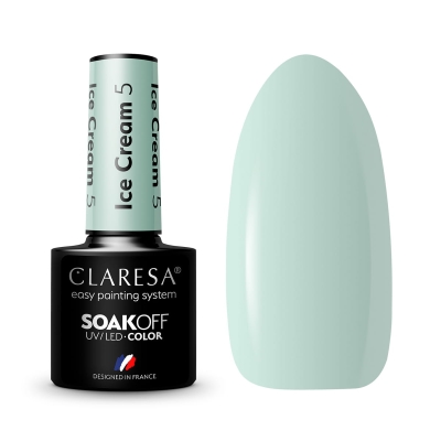 CLARESA lakier hybrydowy Ice cream 5 -5g getfull 4399