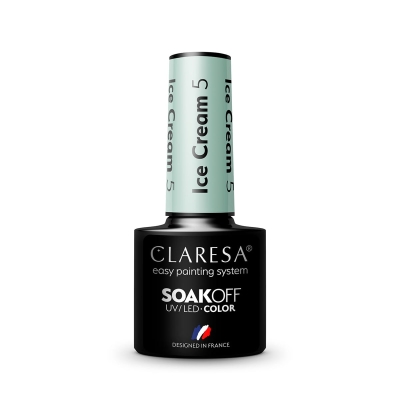 CLARESA lakier hybrydowy Ice cream 5 -5g getfull 4399