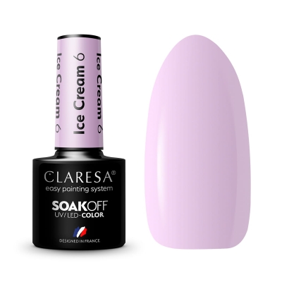 CLARESA lakier hybrydowy Ice cream 6 -5g getfull 4418