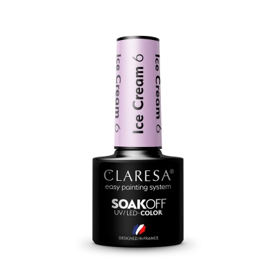 CLARESA lakier hybrydowy Ice cream 6 -5g getfull 4418