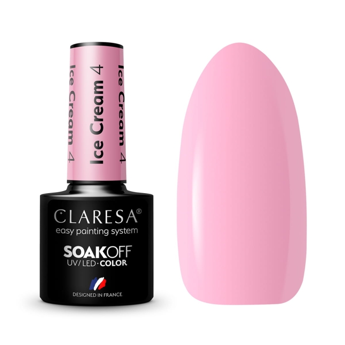 CLARESA lakier hybrydowy Ice cream 4 -5g getfull 4421