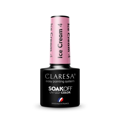 CLARESA lakier hybrydowy Ice cream 4 -5g getfull 4421