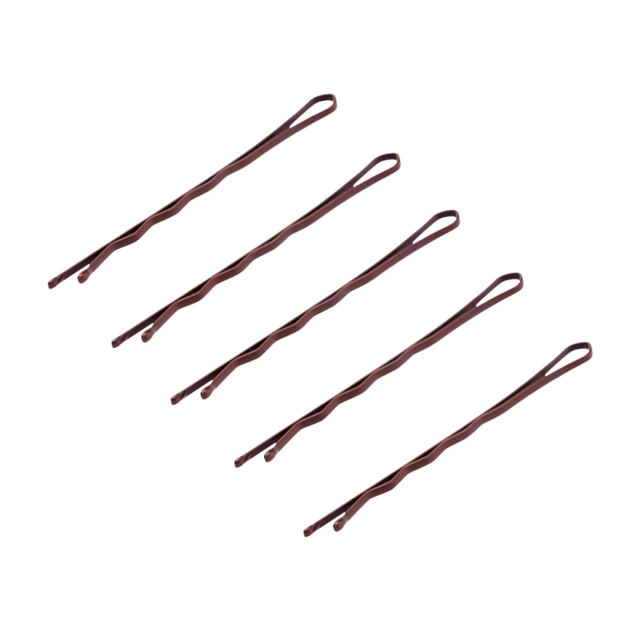 WSUWKI FRYZJERSKIE DO WŁOSÓW E-58 120SZT 5,6CM MIEDZIANY getfull 4632