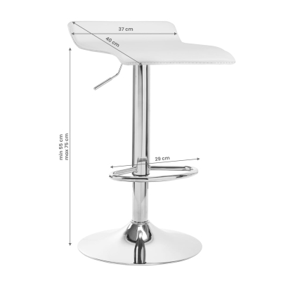 HOKER BAROWY QS-B08 BIAŁY getfull 4707