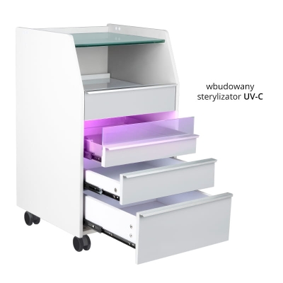 Pomocnik Podologiczny 984 Szary z Lampą UV-C