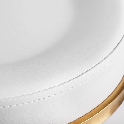 TABORET KOSMETYCZNY H5 ZŁOTO BIAŁY getfull 4899