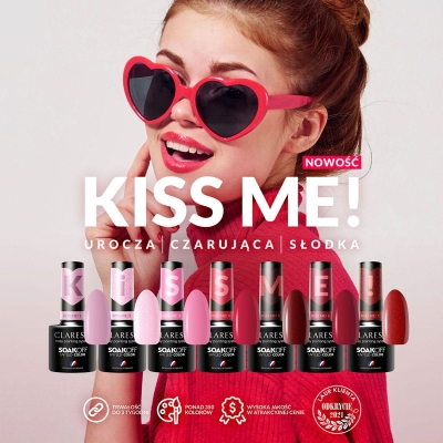 CLARESA lakier hybrydowy Kiss Me! 3 -5g getfull 4961
