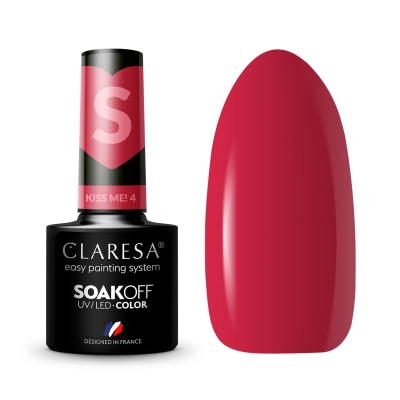 CLARESA lakier hybrydowy Kiss Me! 4 -5g getfull 4962