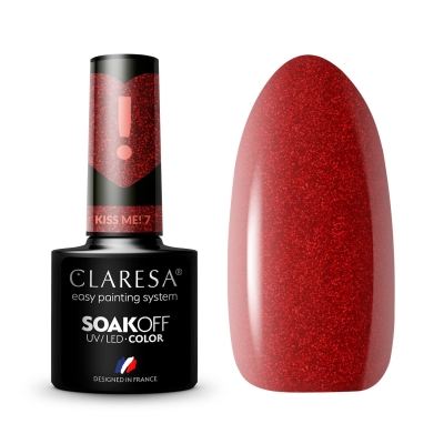 CLARESA lakier hybrydowy Kiss Me! 7 -5g getfull 4965