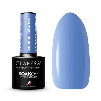CLARESA lakier hybrydowy SUMMER STORIES 1 -5g getfull 4966
