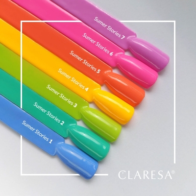 CLARESA lakier hybrydowy SUMMER STORIES 1 -5g getfull 4966