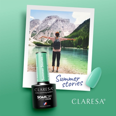 CLARESA lakier hybrydowy SUMMER STORIES 2 -5g getfull 4967