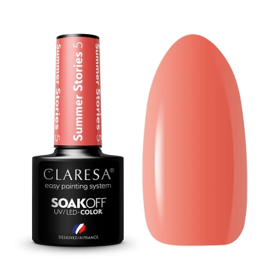 CLARESA lakier hybrydowy SUMMER STORIES 5 -5g getfull 4970