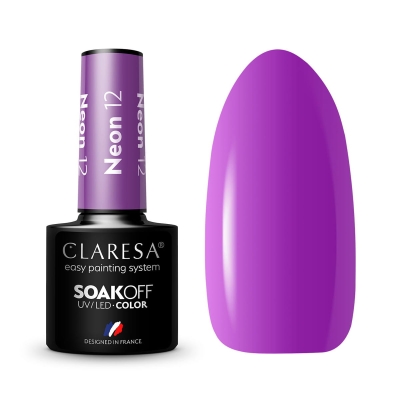 CLARESA Lakier hybrydowy NEON 12 -5g  getfull 5067