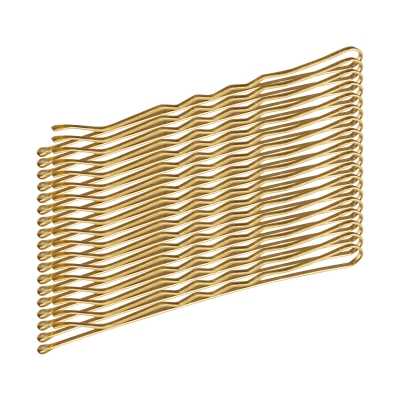 WSUWKI FRYZJERSKIE DO WŁOSÓW E-64 50SZT 7 CM ZŁOTE MIX getfull 5091