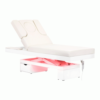 SPA LEŻANKA KOSMETYCZNA AZZURRO 815B ŚWIECĄCA WHITE getfull 3568