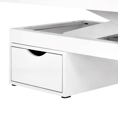 SPA LEŻANKA KOSMETYCZNA AZZURRO 815B ŚWIECĄCA WHITE getfull 3568