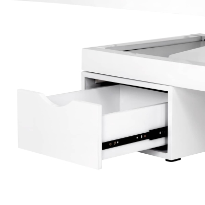 SPA LEŻANKA KOSMETYCZNA AZZURRO 815B ŚWIECĄCA WHITE getfull 3568