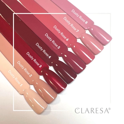 CLARESA Lakier hybrydowy DUSTY ROSE 7 -5g getfull 5182