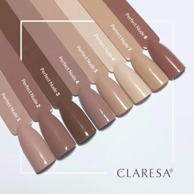 CLARESA Lakier hybrydowy PERFECT NUDE 1 -5g getfull 5220