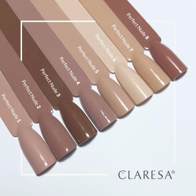 CLARESA Lakier hybrydowy PERFECT NUDE 2 -5g getfull 5221
