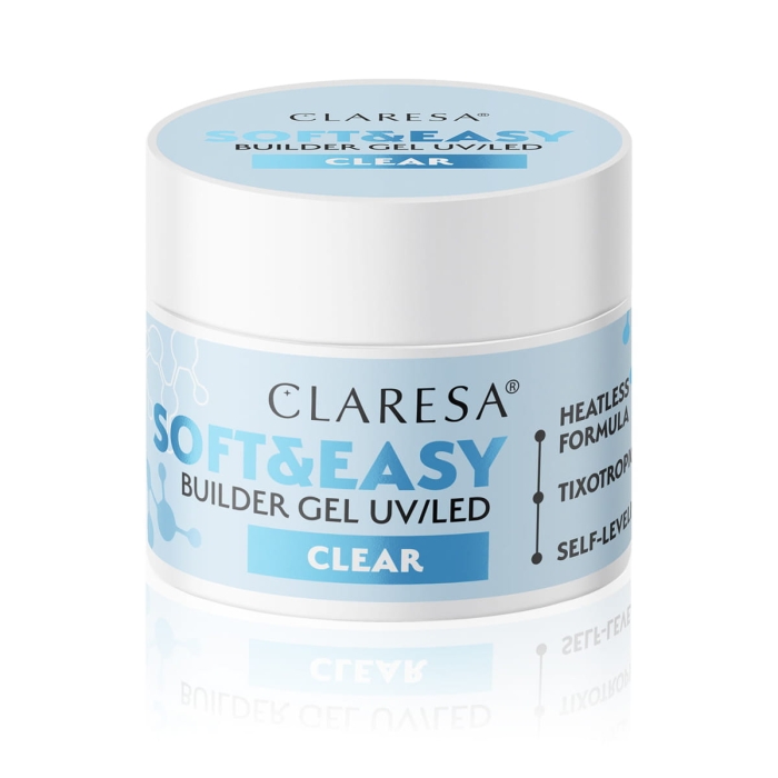 Claresa żel budujący Soft&amp;Easy gel clear 12g  getfull 5243