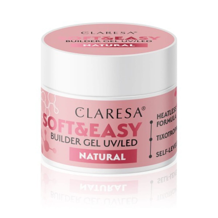 Claresa żel budujący Soft&amp;Easy gel natural 12g  getfull 5244