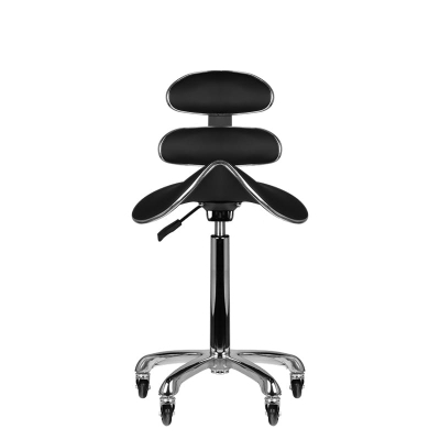 Taboret kosmetyczny roll speed AM-880 czarny wysoki getfull 5251