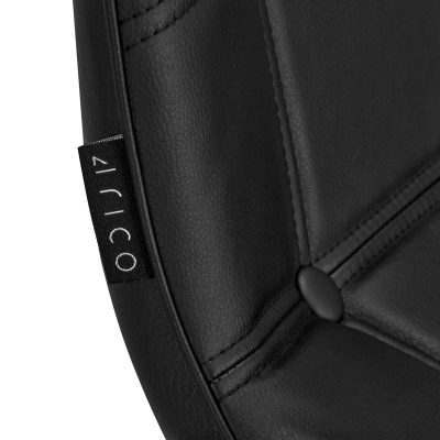 4Rico Czarne Krzesło Skandynawskie QS-185 - Eco Skóra