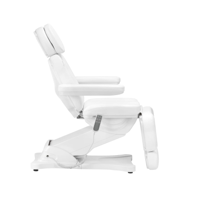 Biały Elektryczny Fotel Kosmetyczny Sillon Classic 3 Silniki