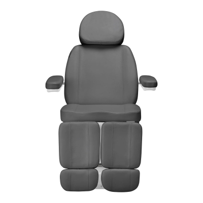 Szary fotel kosmetyczny z kołyską Sillon Classic Pedi