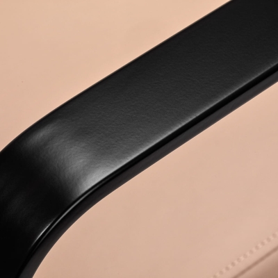 Fotel Fryzjerski Gabbiano Porto Czarno Beżowy