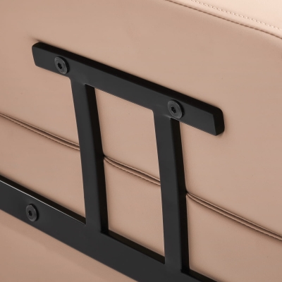 Fotel Fryzjerski Czarno Beżowy