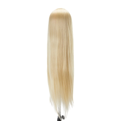 Treningowa Główka Fryzjerska Włosy Syntetyczne 60 cm Blond