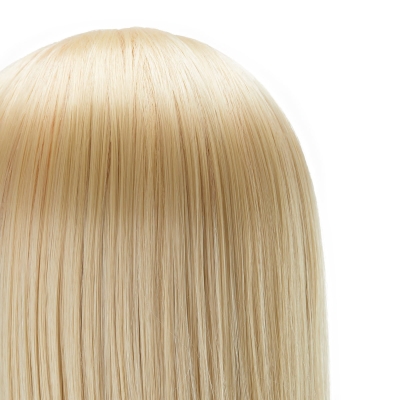 Treningowa Główka Fryzjerska Włosy Syntetyczne 60 cm Blond