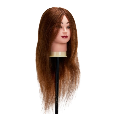 Główka Fryzjerska Włosy Naturalne 42cm